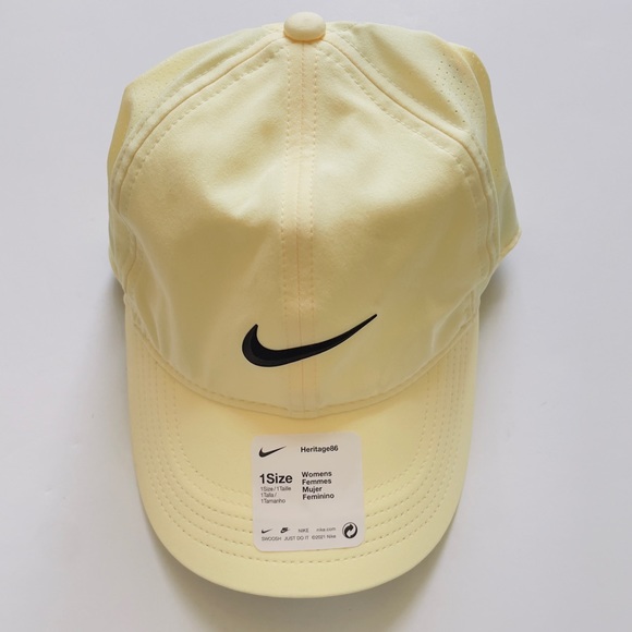 Nike performance women’s heritage 86 Hat Yellow - Picture 1 of 2